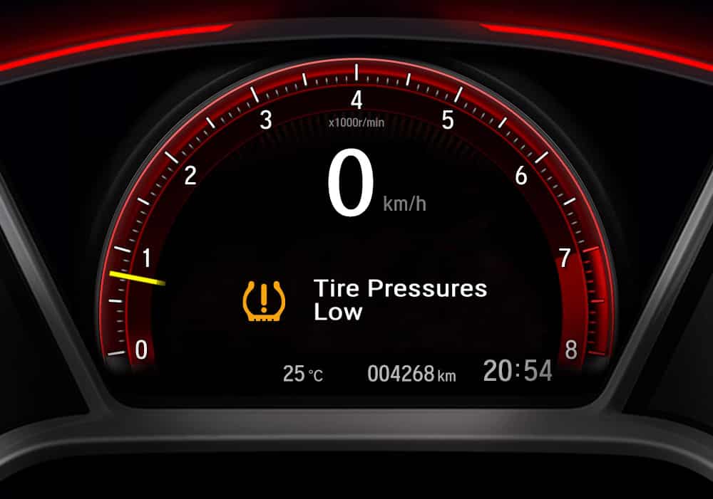 New Tire Pressure Monitoring System (TPMS)